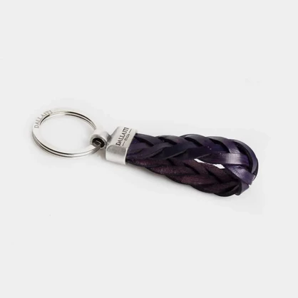 PCA126 Plaited Leather keyring