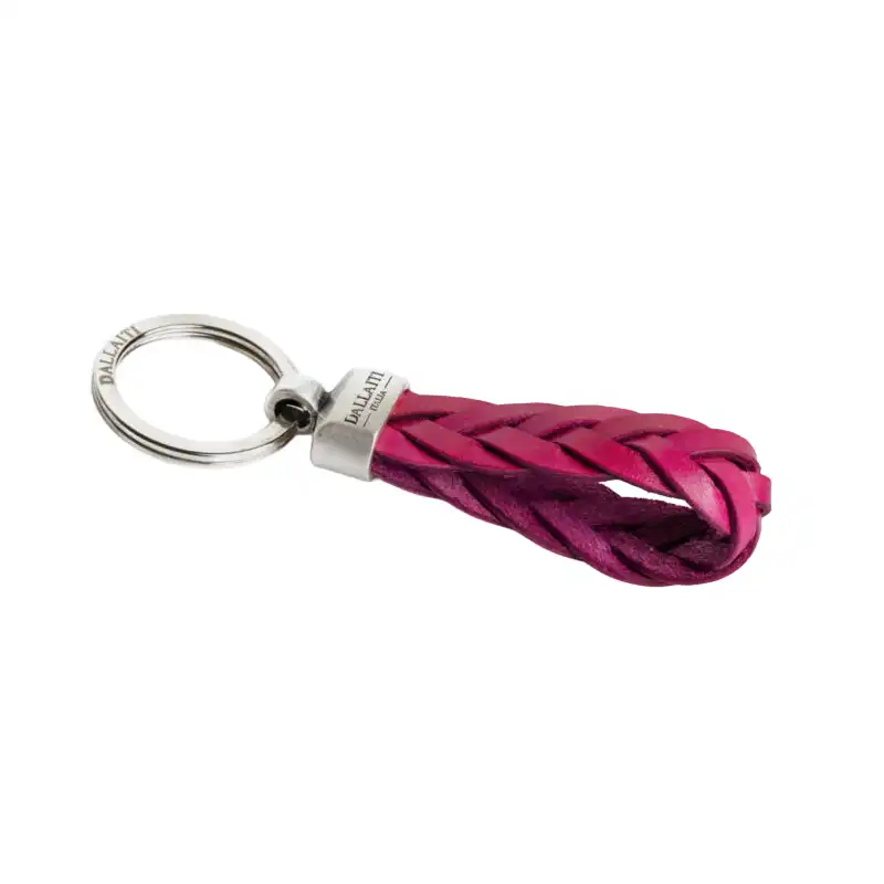 PCA126 Plaited Leather keyring
