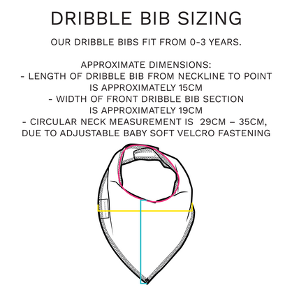 Unicorn Dribble Bib
