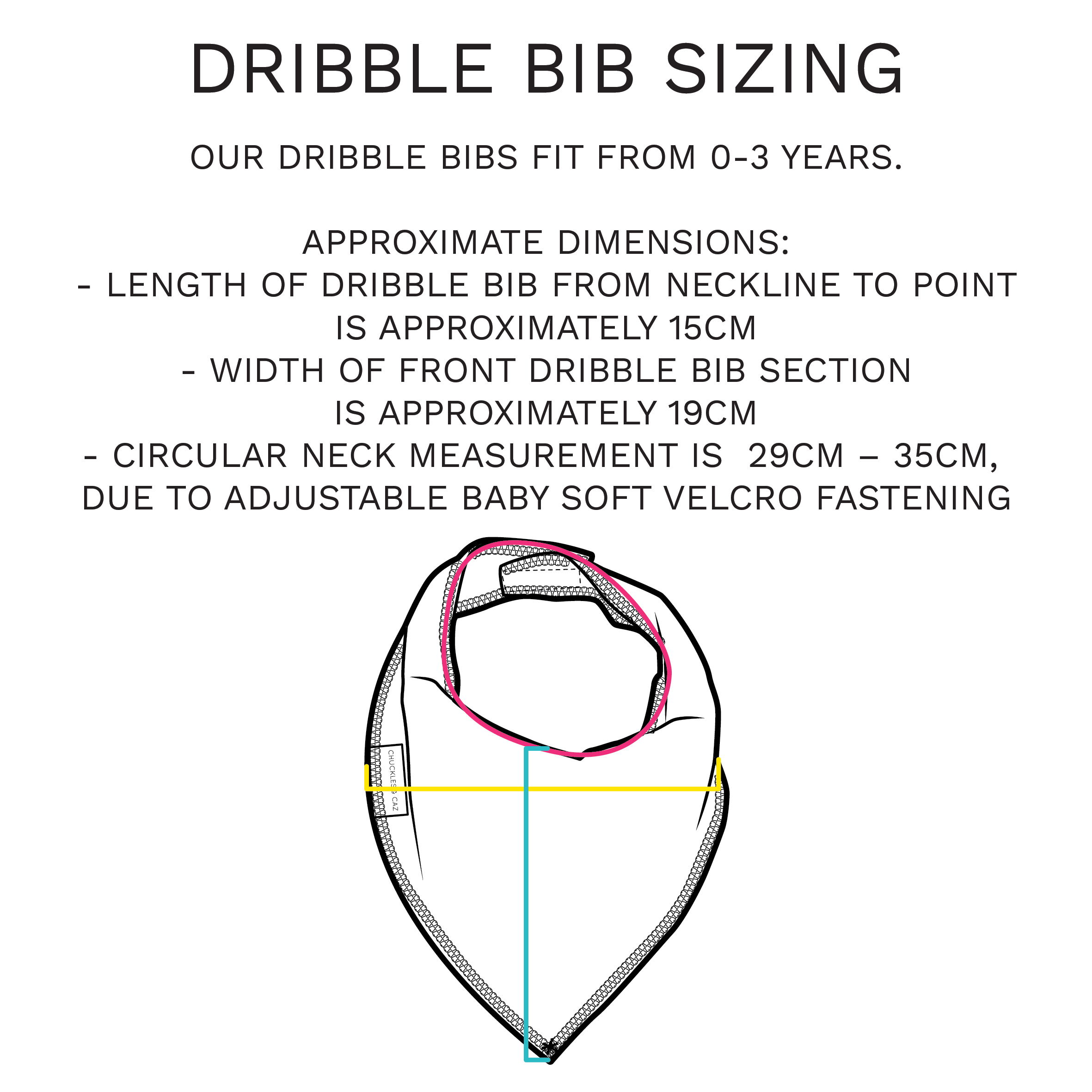Unicorn Dribble Bib