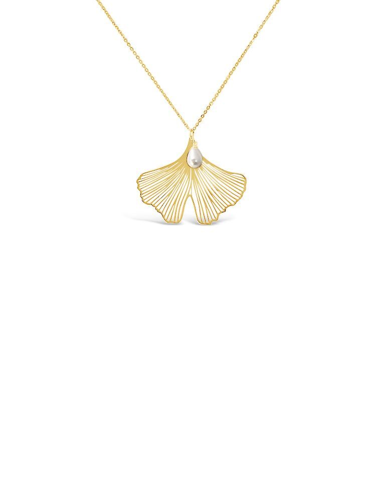 Deux Yellow Gold Necklace.