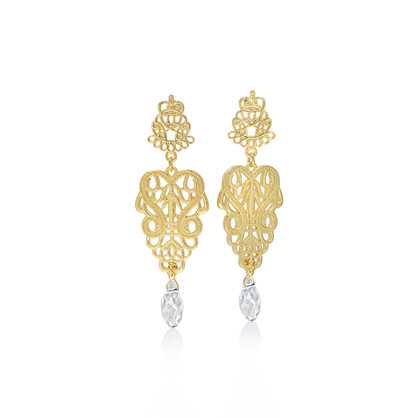 Palais Yellow Gold Earrings.
