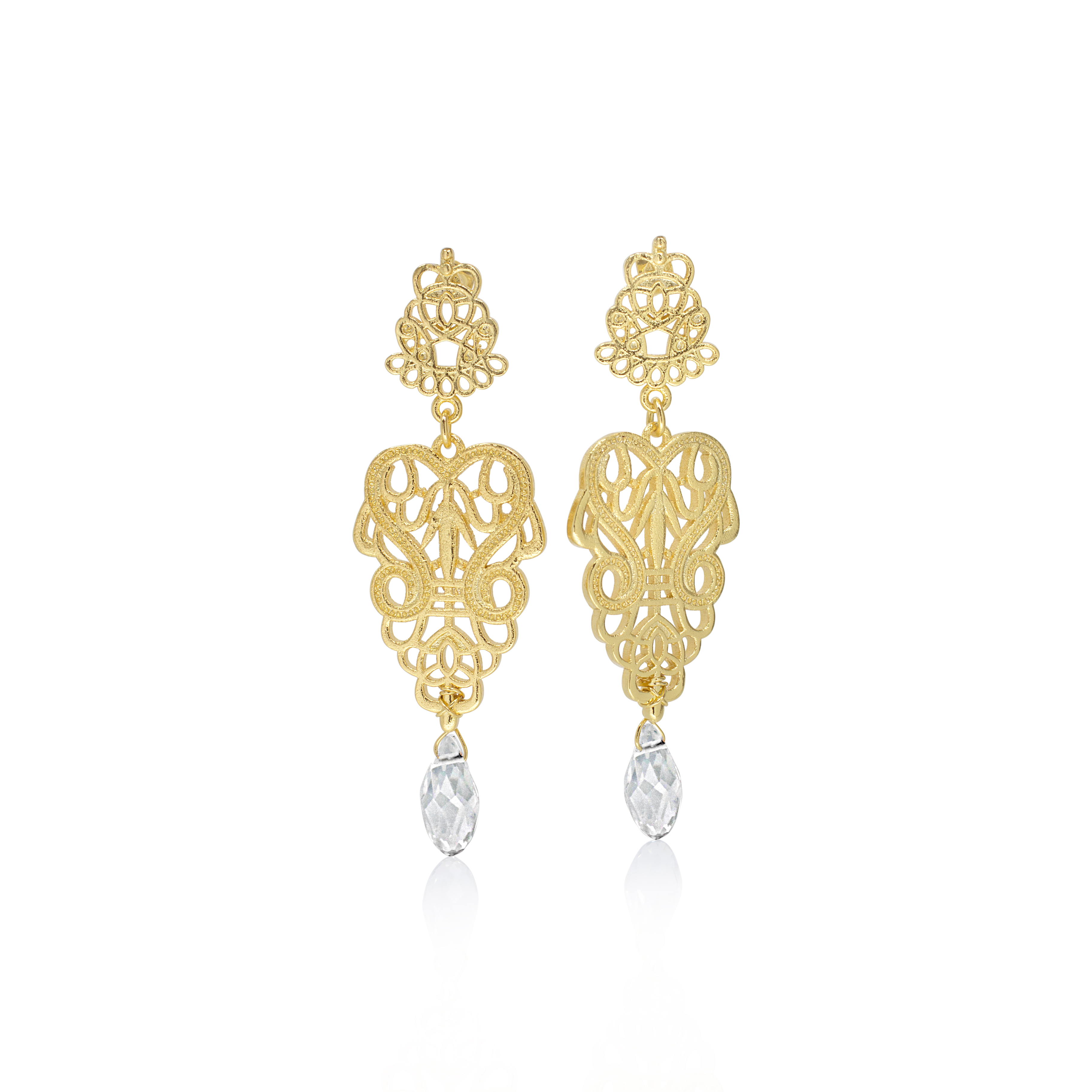 Palais Yellow Gold Earrings.