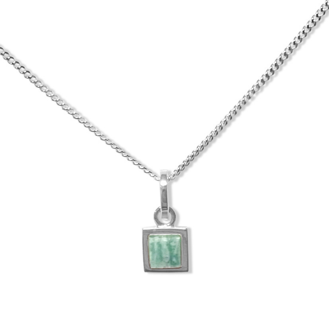 La Stele Amazonite Petite Necklace