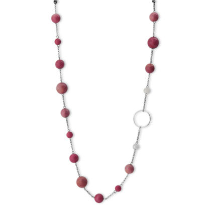 La Pierre Rhodochrosite Short Necklace