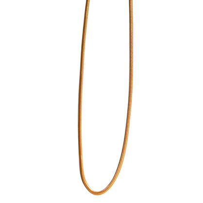 Steel Me Yellow Gold Snake Chain