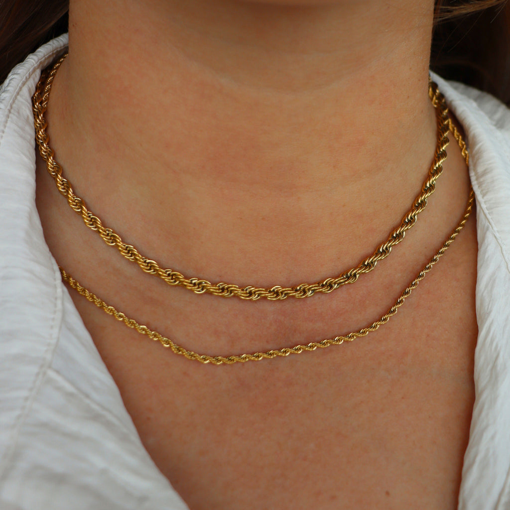Steel Me Regular Gold Rope Chain