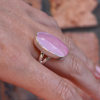 La Stele Rose Quartz Ring