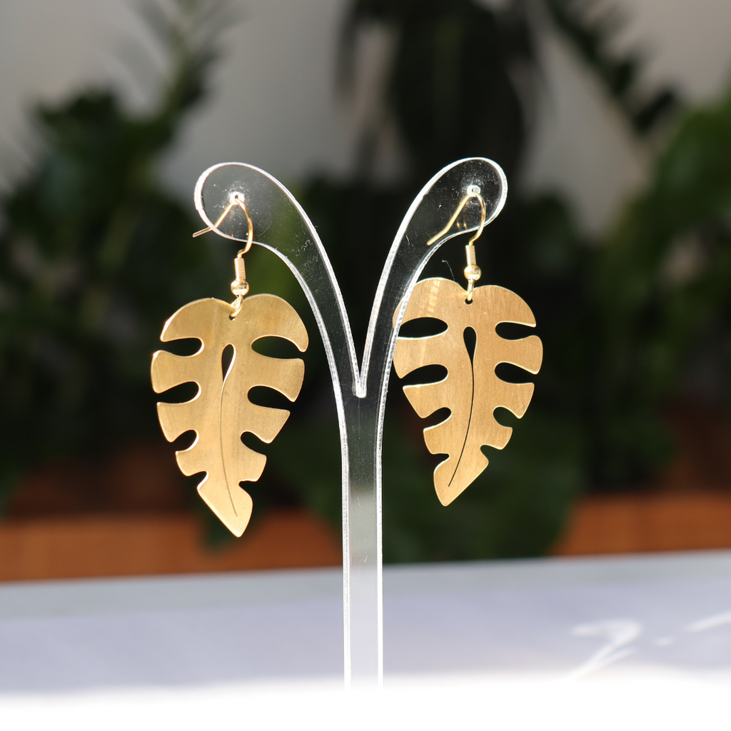 Steel Me Mondo Yellow Gold Earrings