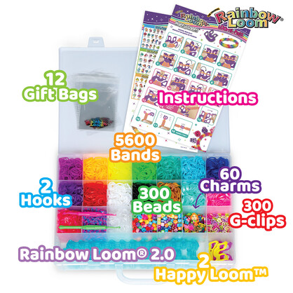 Rainbow Loom - Loomi-Pals Mega Combo Case (6284pcs)