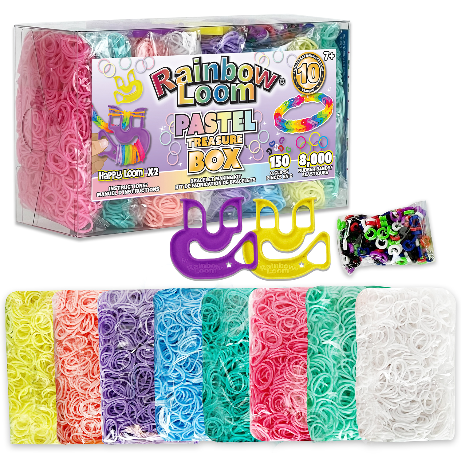 Rainbow Loom - Treasure Box Pastel