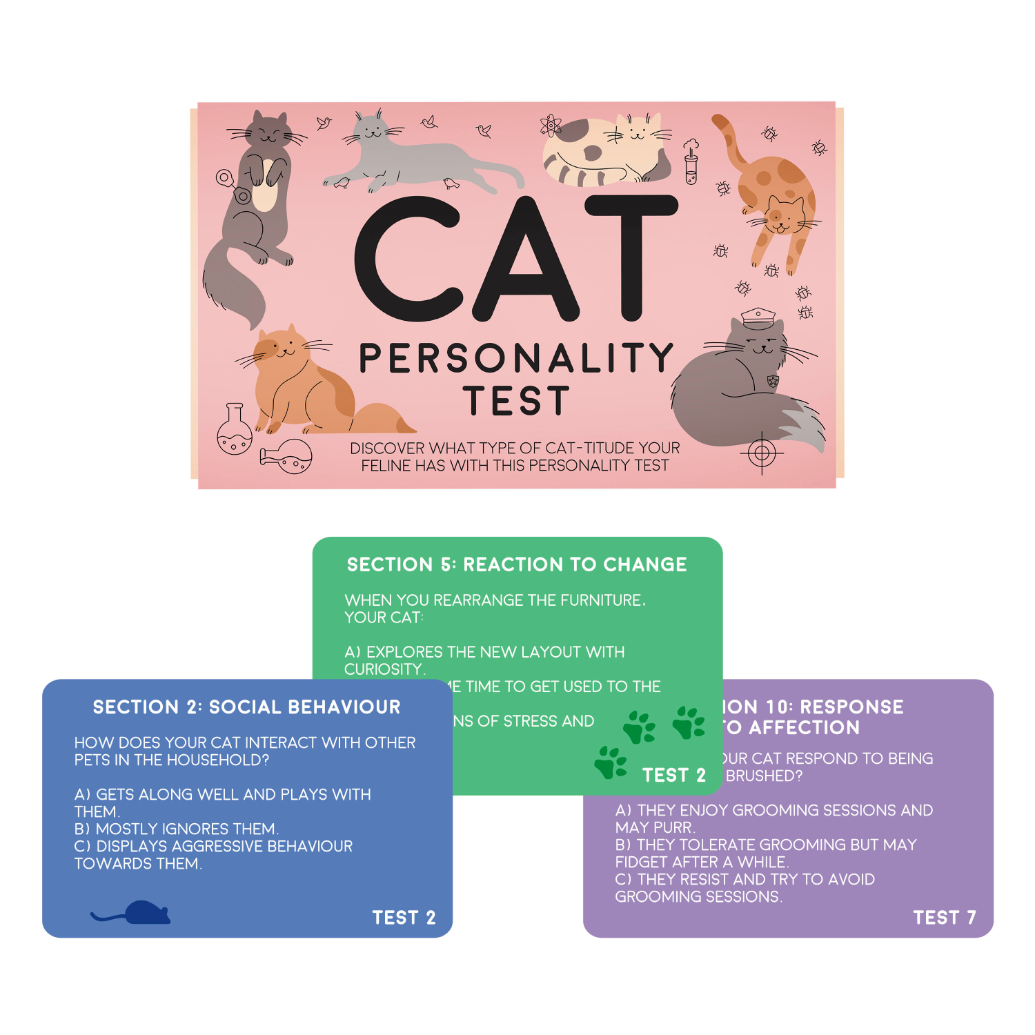 Gift Republic - Cat: Pet Personality Test