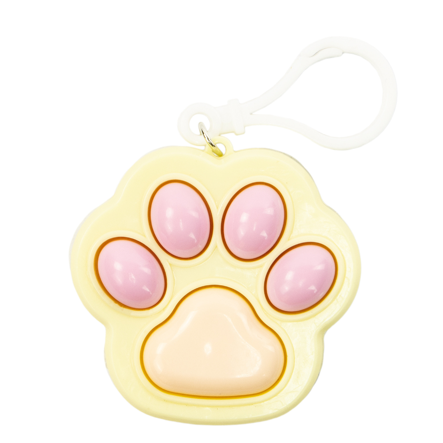Keycraft - Click Clack Cat Paw Fidget Keyring