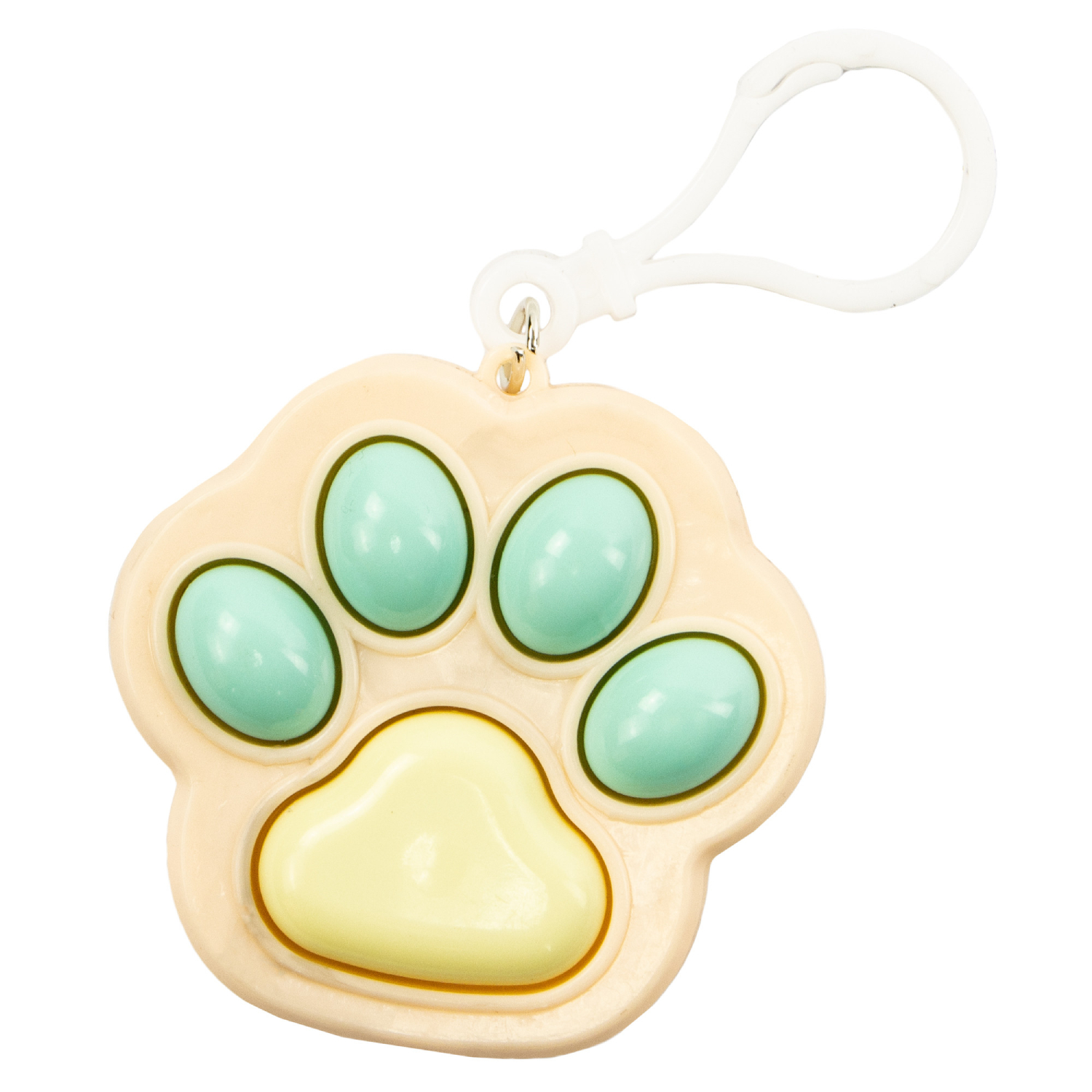 Keycraft - Click Clack Cat Paw Fidget Keyring