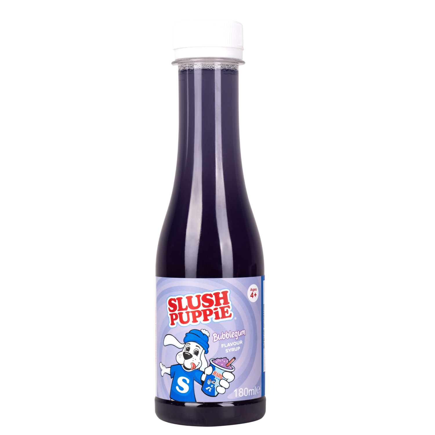 Slush Puppie - 4 Pack Syrup (Blue Raspberry, Cherry, Bubblegum, Orange 4x180mL)