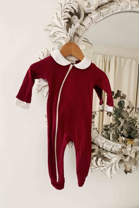 Peter Pan Jumpsuit Wild Berry