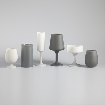 Smoke + Storm | Stegg | Silicone Unbreakable Highball Glasses