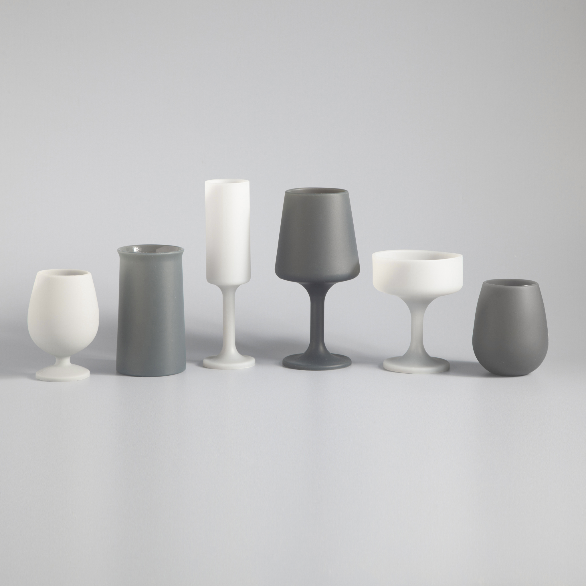 Smoke + Storm | Stegg | Silicone Unbreakable Highball Glasses