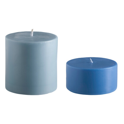 sky + kingfisher | escc lrg pillar | soy-blend unscented candles