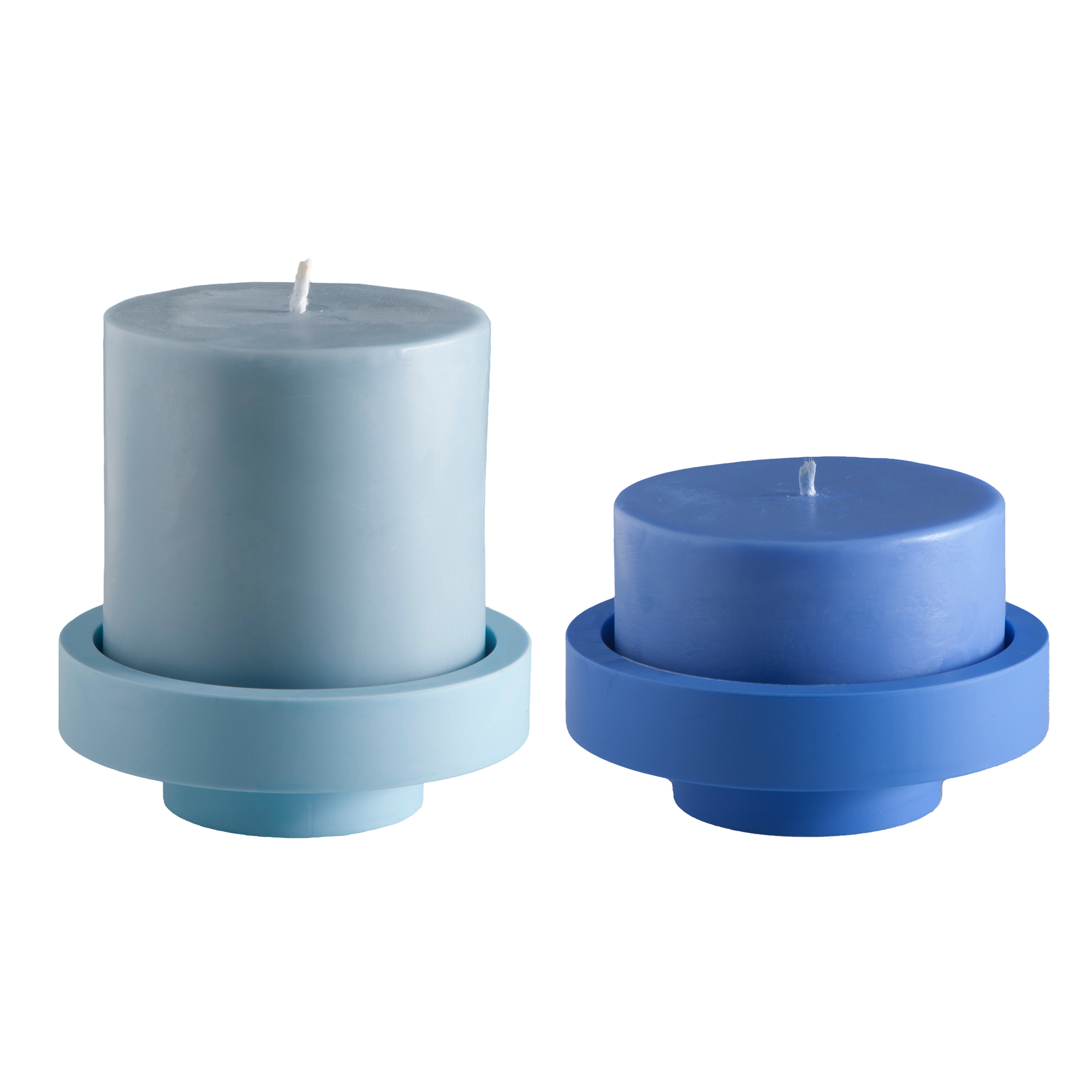 sky + kingfisher | escc lrg pillar | soy-blend unscented candles