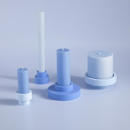 sky + kingfisher | escc lrg pillar | soy-blend unscented candles