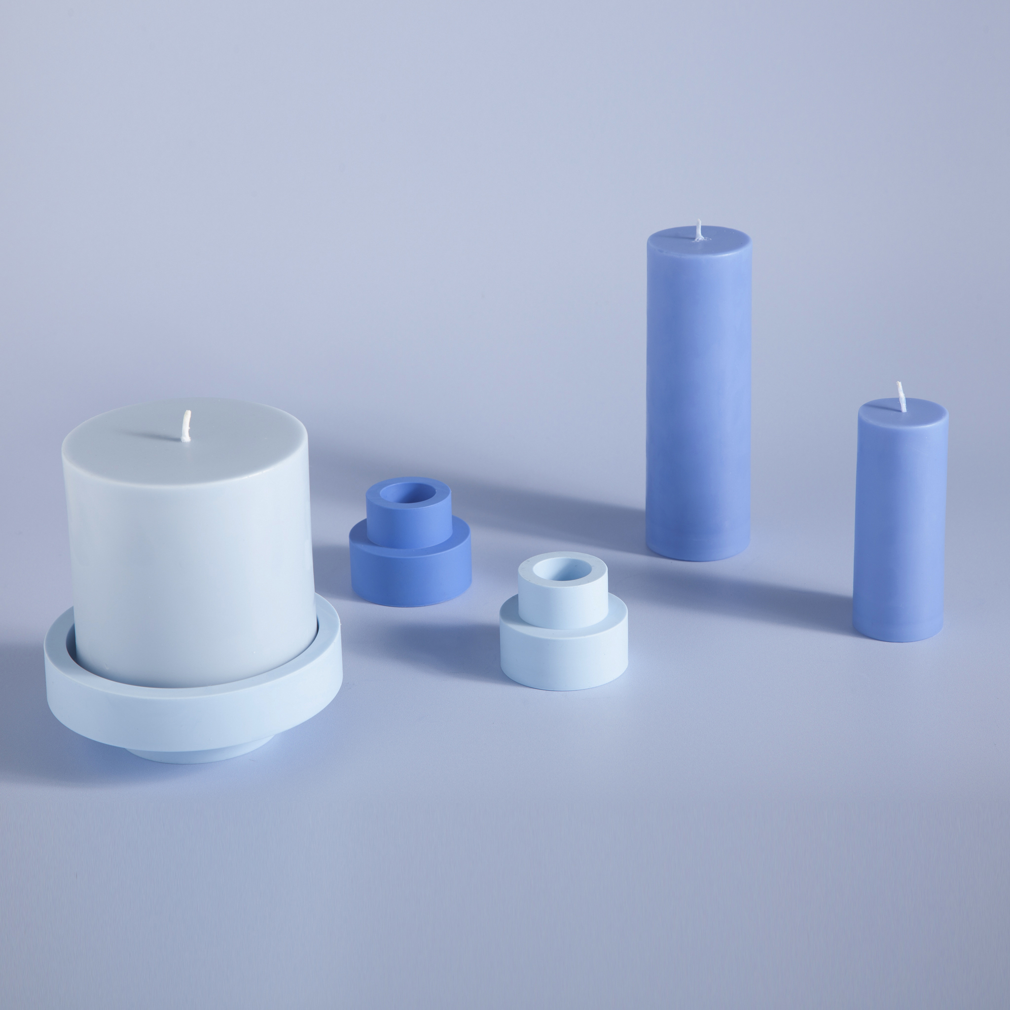 sky + kingfisher | escc lrg pillar | soy-blend unscented candles