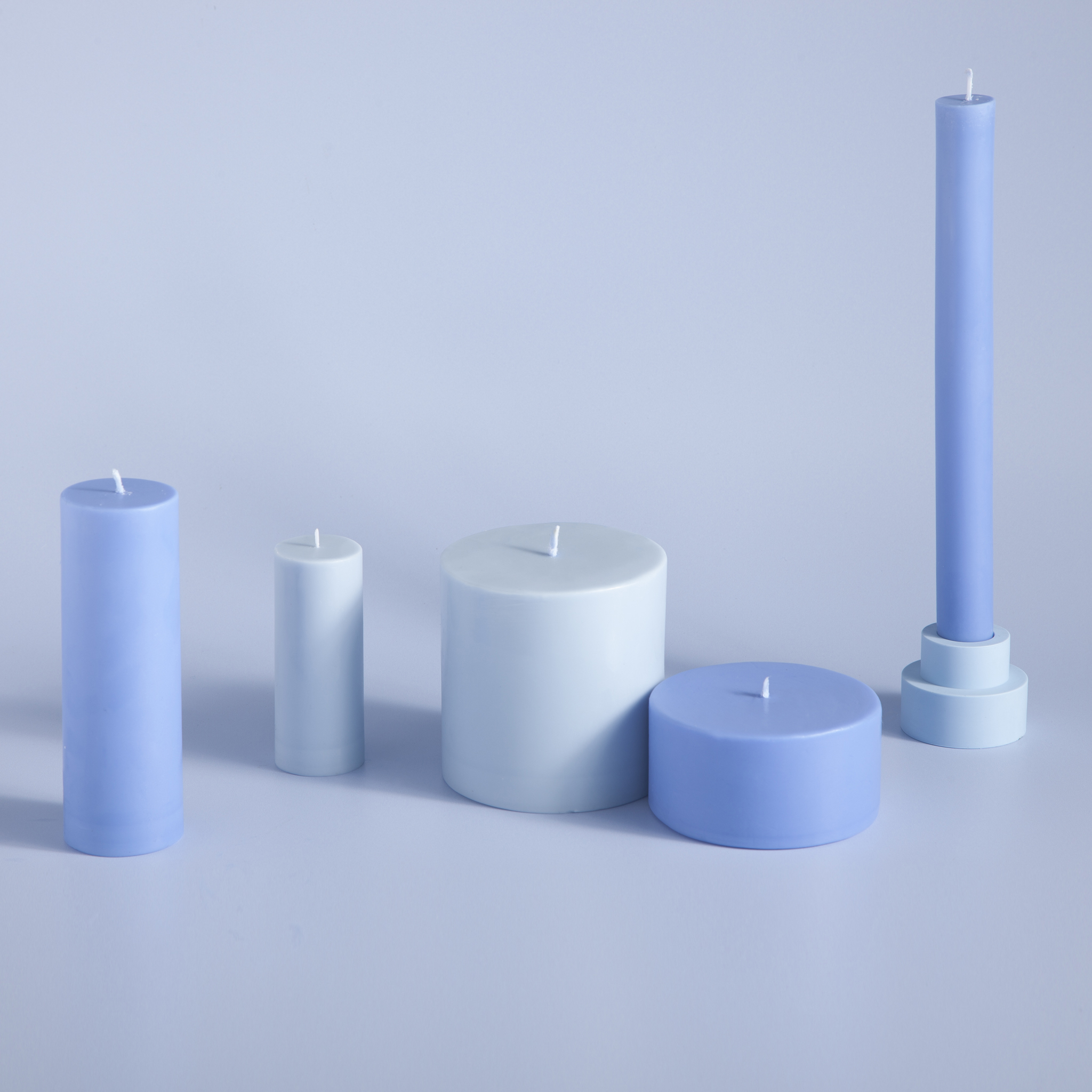 sky + kingfisher | escc lrg pillar | soy-blend unscented candles