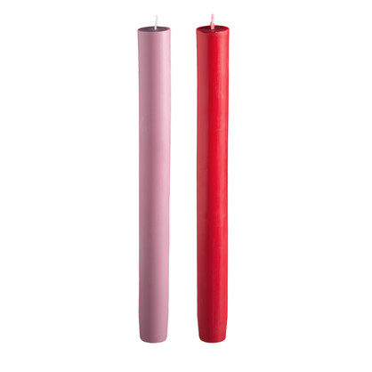 cherry + blush | escc dinner candle | soy-blend unscented candles
