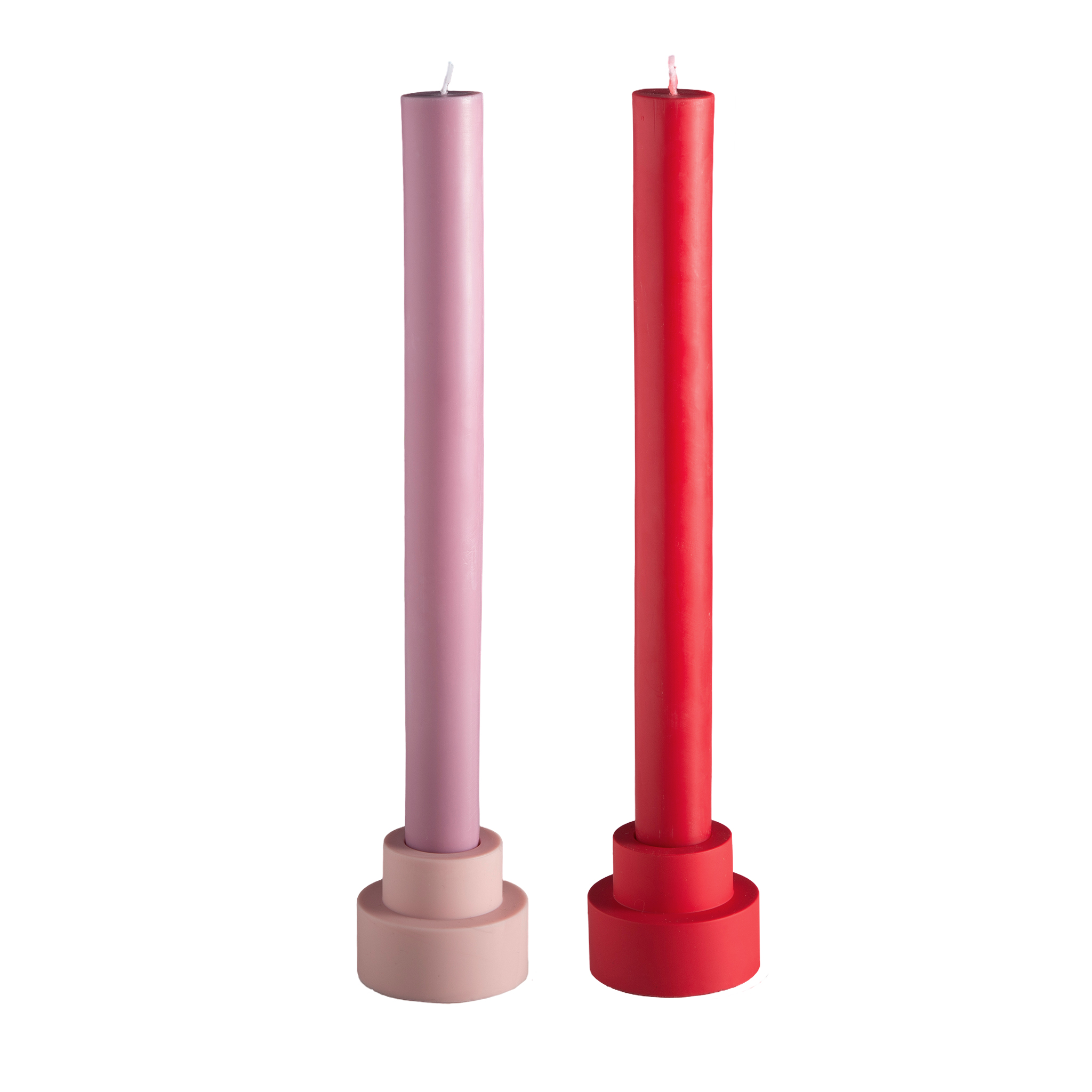 cherry + blush | escc dinner candle | soy-blend unscented candles