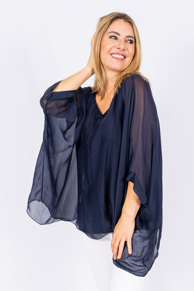 Allegra - One Size Fits Most, Navy