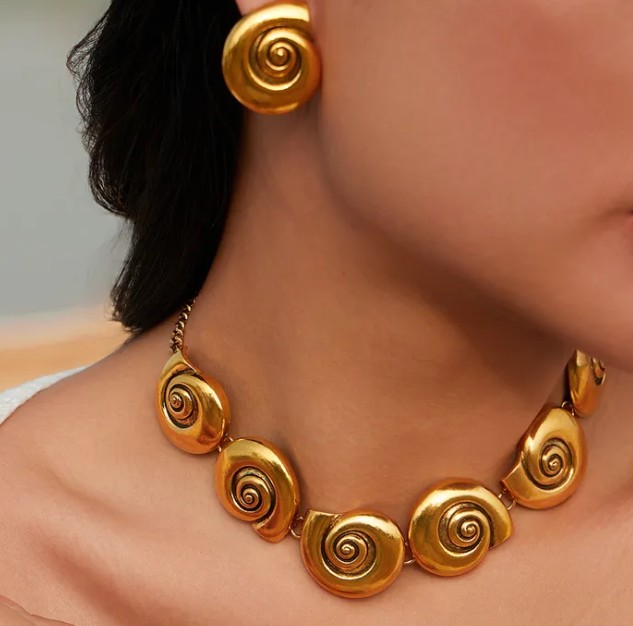 Shell Earing- Gold