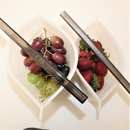 Medium Reusable Food Grade Silicone Zip Lock Food Pouches - 1000mL - 24 cms x 17.5 cms