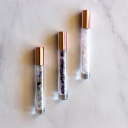 Crystal Gemstone Roller Bottle - AMETHYST