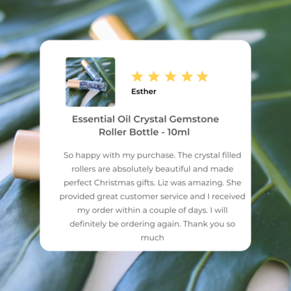Crystal Gemstone Roller Bottle