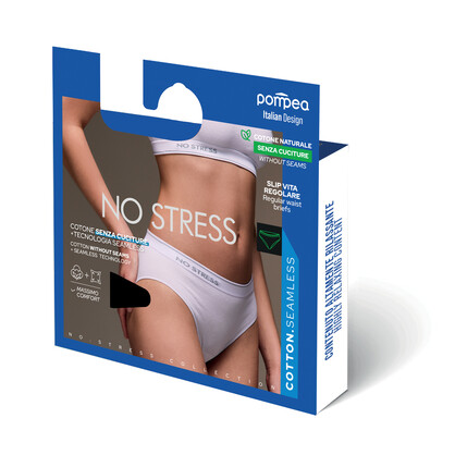 No Stress Womens Seamless Cotton Briefs