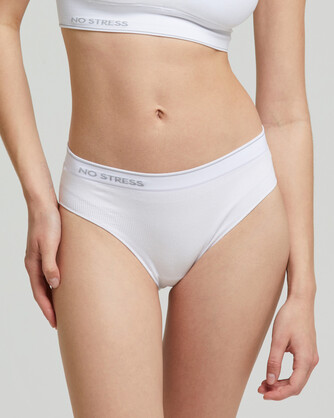 No Stress Womens Seamless Cotton Briefs