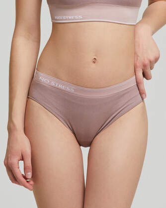 No Stress Womens Seamless Cotton Briefs