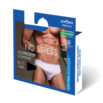 No Stress Mens Seamless Cotton Briefs