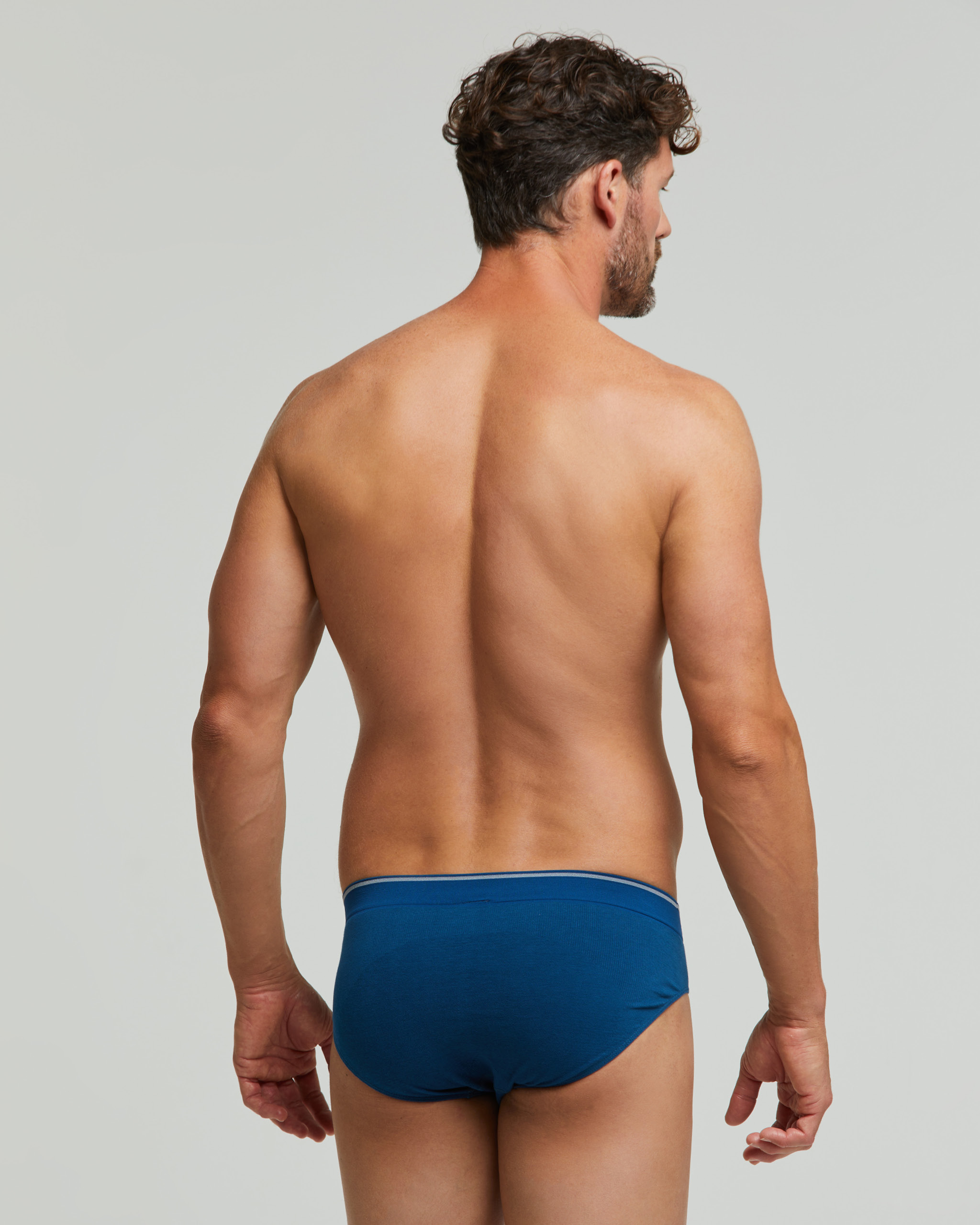 No Stress Mens Seamless Cotton Briefs