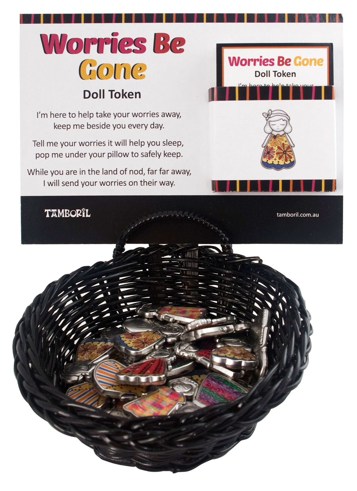 Basket Worries Be Gone Lucky Trinket 36pcs