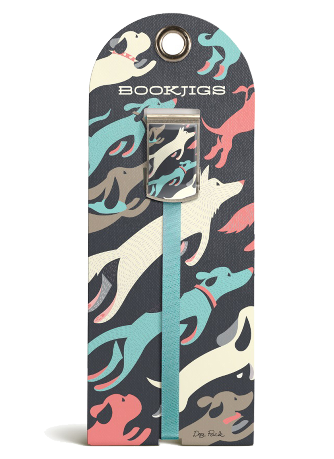 Bookjig Ribbon Bookmark Leaps & Hounds Dogs
