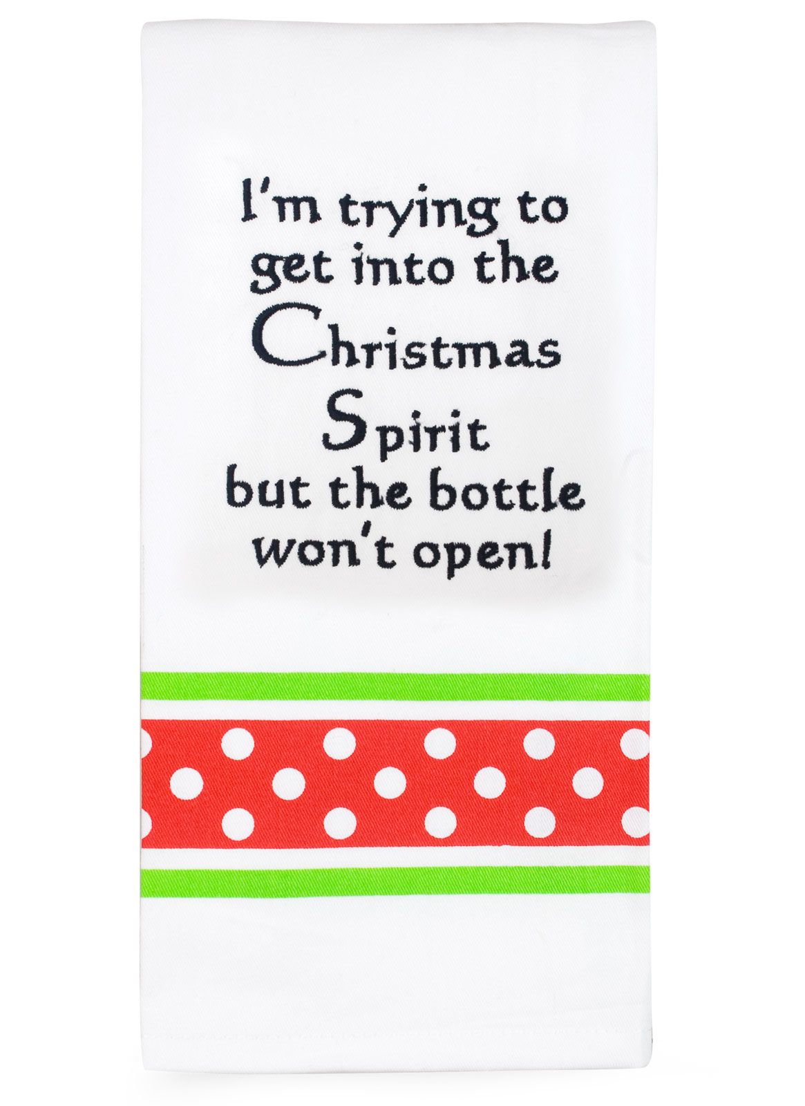 Teatowel Xmas Christmas Spirit|Makes a great unique gift for Christmas