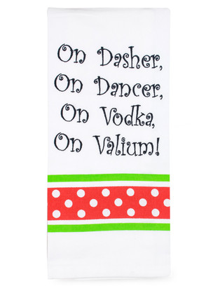 Funny Teatowel Xmas On Vodka great sentimental Gift idea