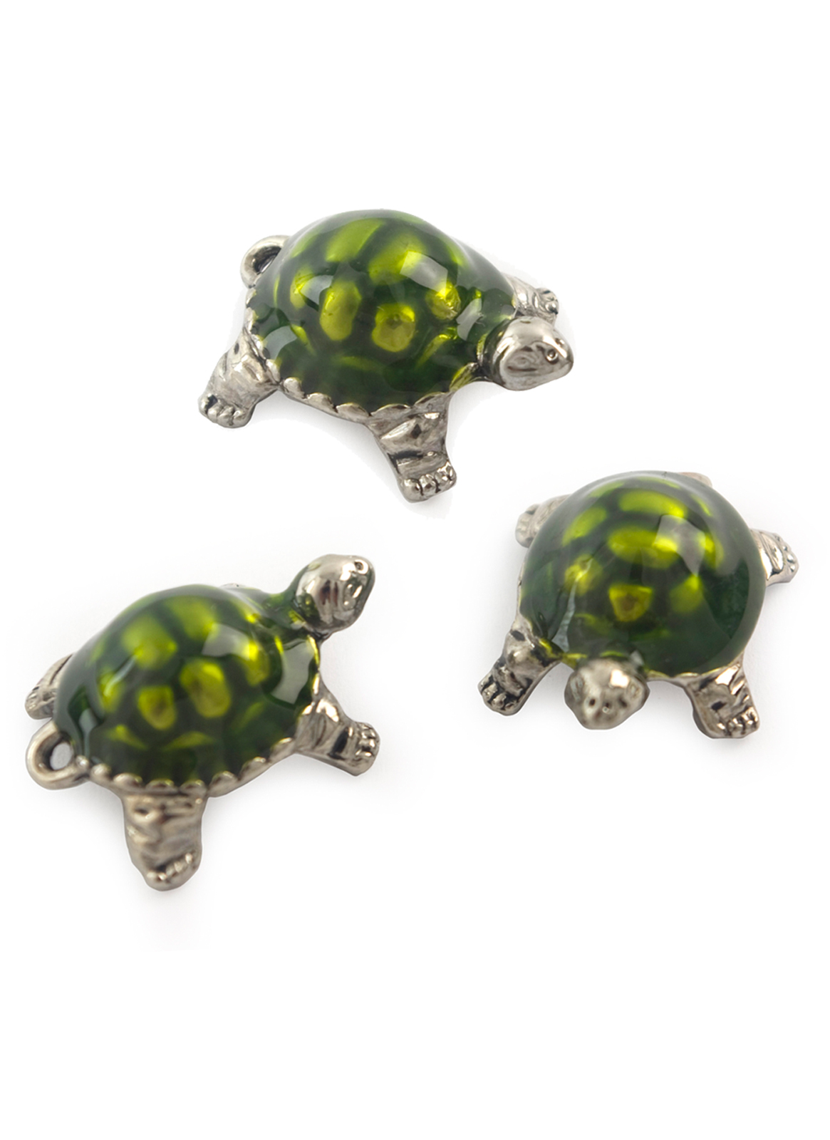 Green Lucky Little Turtles