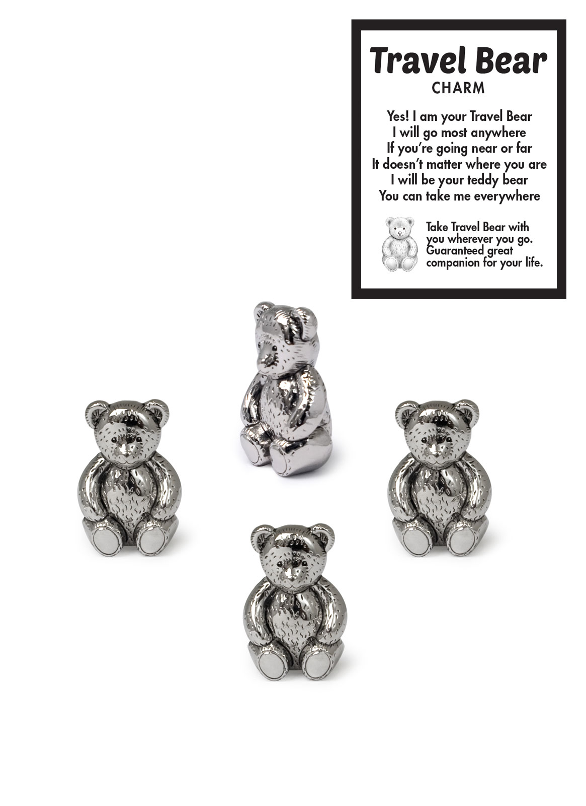 Lucky Travel Bear Loose Trinket