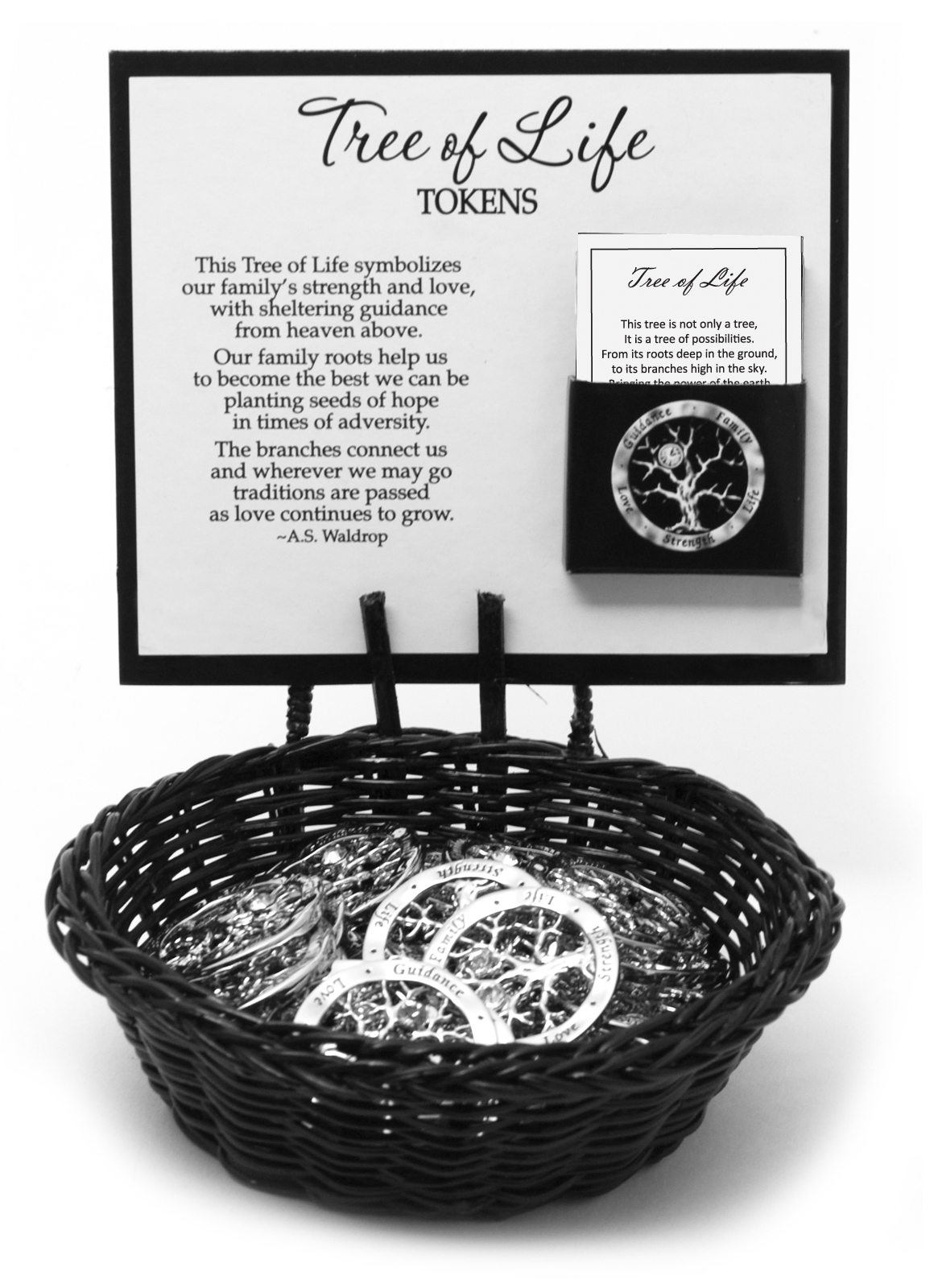 Basket Tree Of Life Lucky Trinket 24pcs