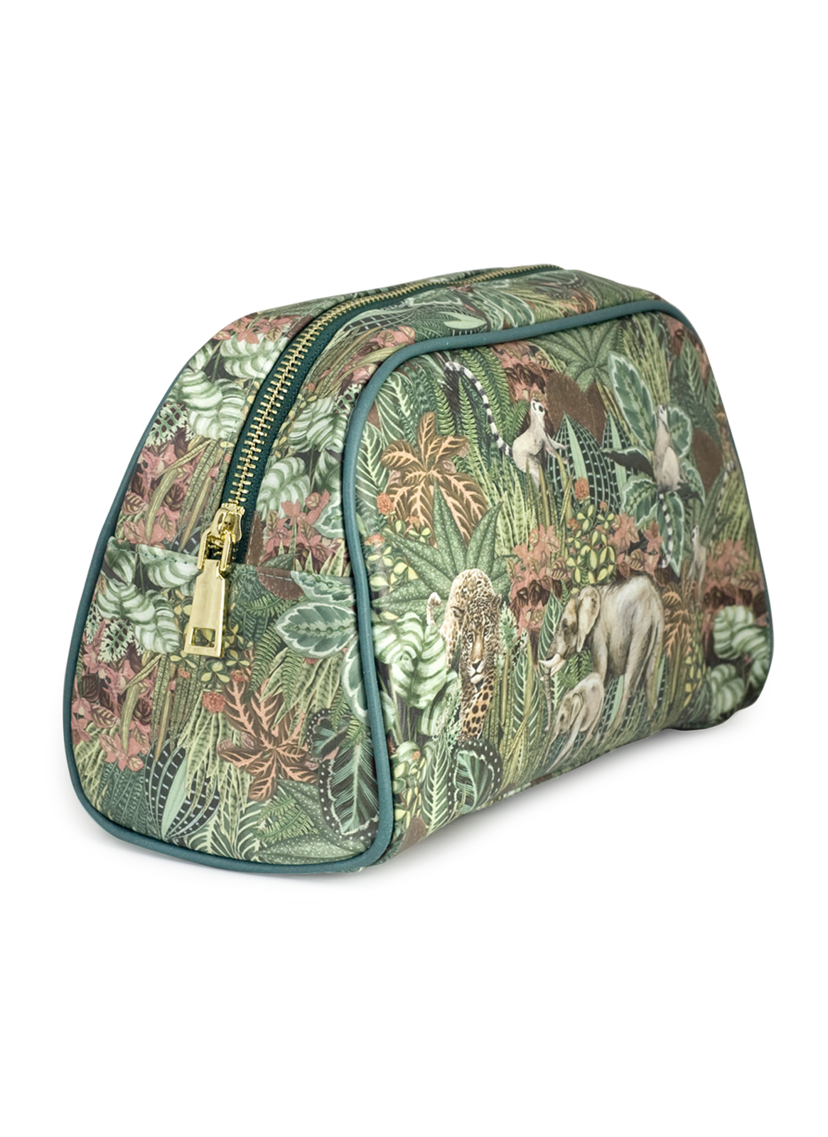 Wholesale Lge Cosmetic Bag Pu Jungle Zoo - Tamboril - Fieldfolio