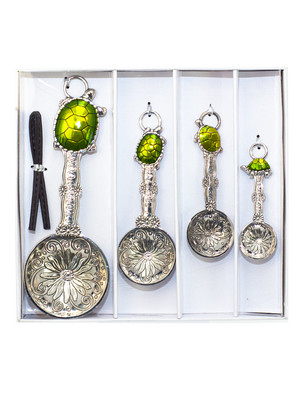 Measuring Spoon Set GREEN TURTLES
