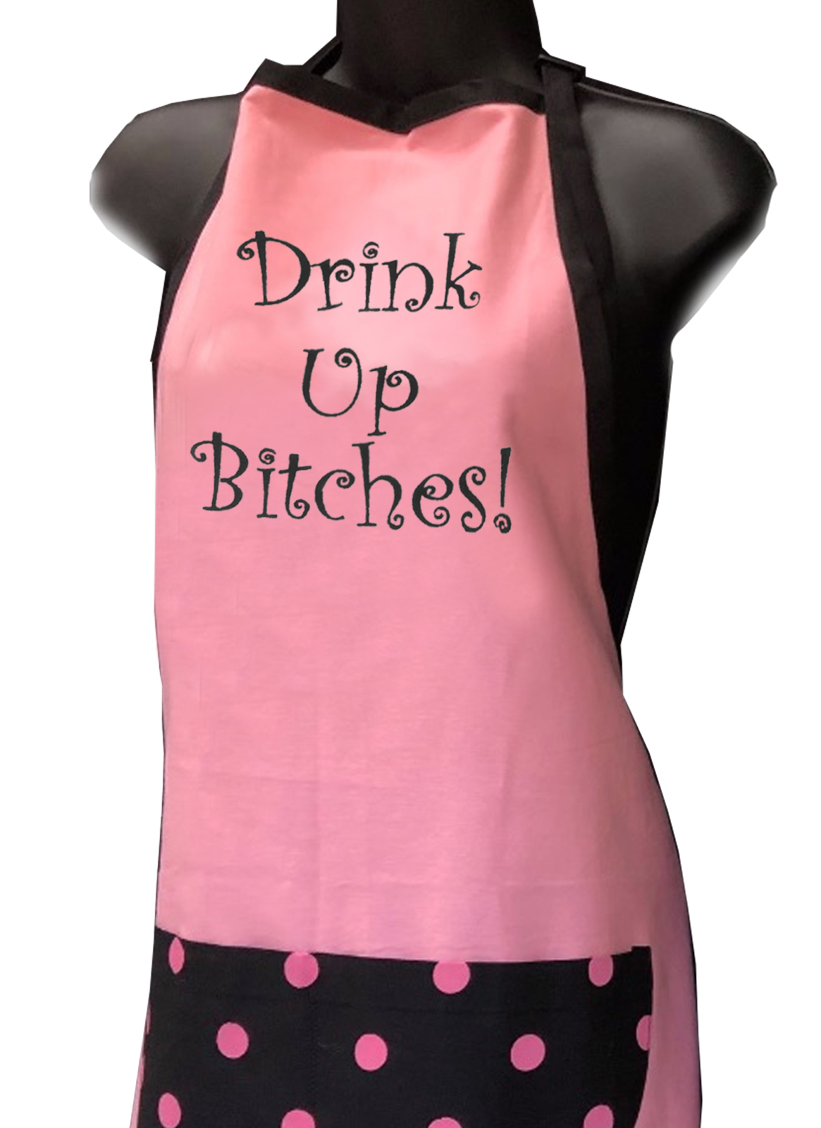 Apron Drink Up Bitches|Perfect funny Gift for a laugh|Cotton Screen Printed