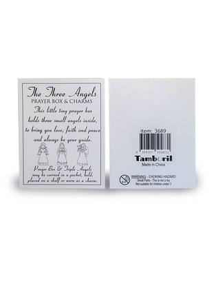 Basket Prayer Angel Box 24pc